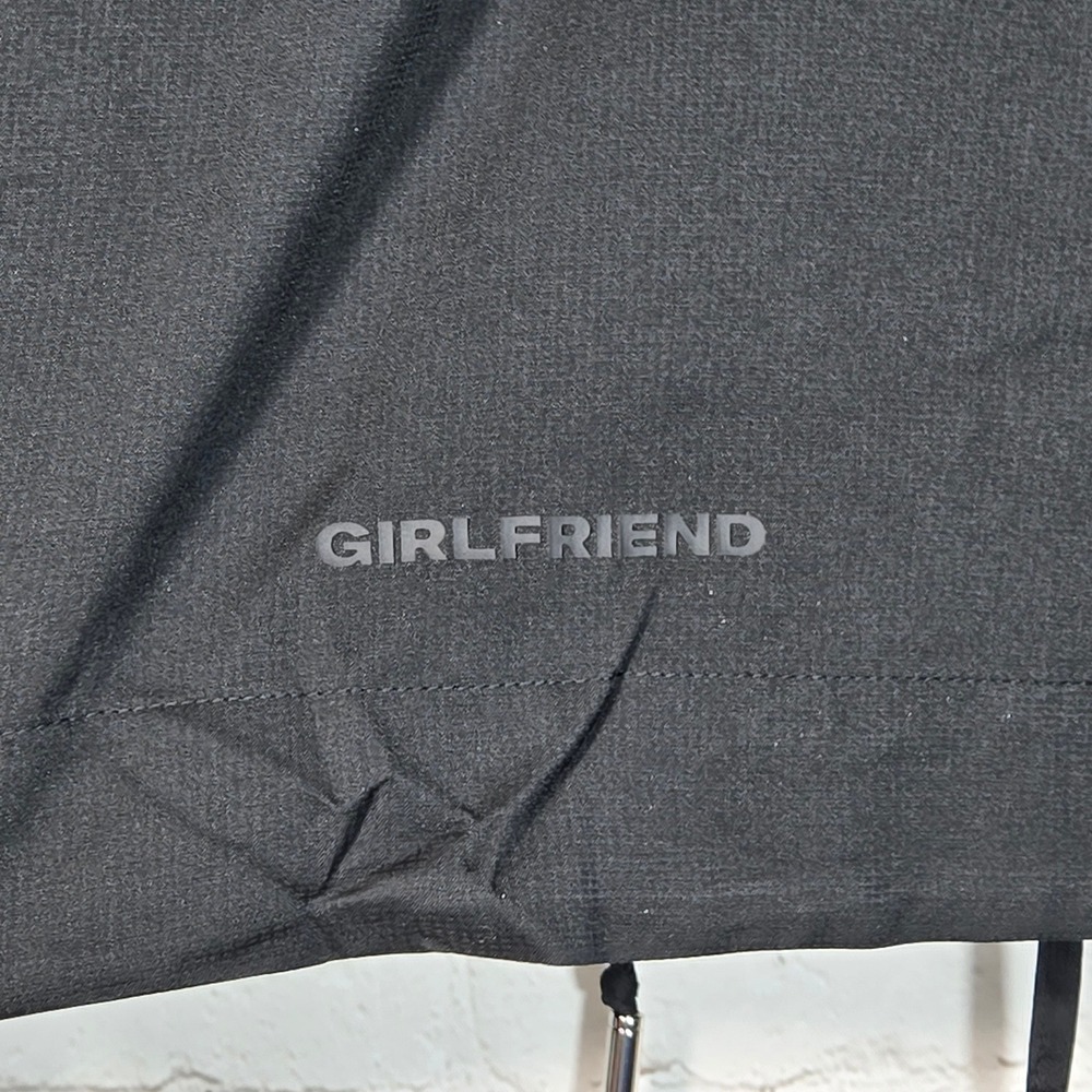 Girlfriend Collective Black Heidi Windbreaker Cropped Hooded Jacket XL NWT - Picture 5 of 11